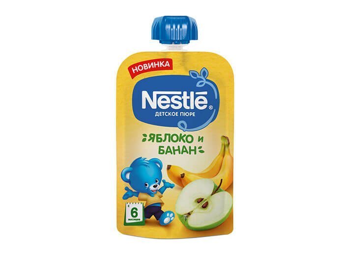 Фруктовое пюре Nestlé «Яблоко и банан»