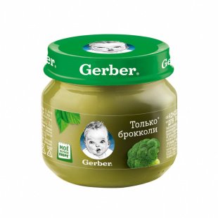 GERBER® Овощное пюре «Брокколи»