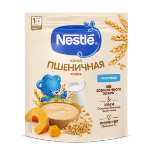 Nestlé® Молочная пшеничная каша с тыквой