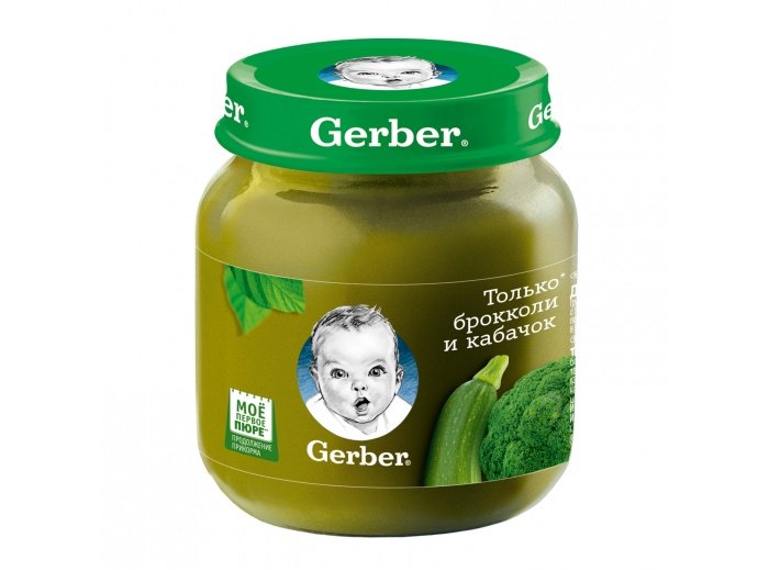 Пюре gerber овощи тушеные с телятиной 130 г