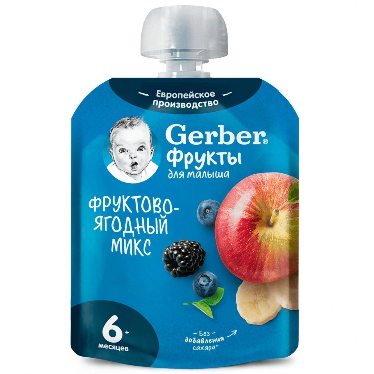 Пюре Gerber Фруктово-ягодный микс 90 г