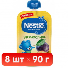 Фруктовое пюре Nestlé «Чернослив»